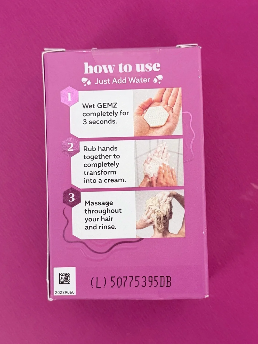 Gemz bundle boxes shampoo